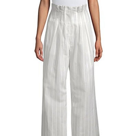 Rebecca Taylor Pants - Rebecca Taylor - Striped Wide Leg Pant
